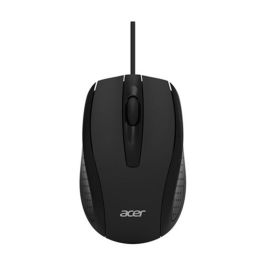 Acer Raton USB 3 Botones, Rueda de Desplazamiento, 1000 DPI, Cable 1.5m, Color Negro