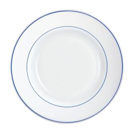 Arcoroc Set 6 Platos Hondos de Vidrio Templado 22,5 cm Blanco Rest. F/Azul Extra Resistente Apilable Apto Lavavajillas Microondas Precio: 52.5000003. SKU: S2703717