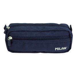 Bolso Escolar Portatodo Milan Serie 1918 2 Cremalleras Color Azul Marino 210x85x61 mm Precio: 6.50000021. SKU: S7914156