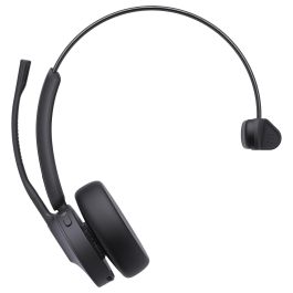 Yealink Auriculares Bluetooth BH70 Mono UC Inalámbrico USB-C/A para Oficina/Centro de Llamadas con Micrófono de Cancelación de Ruido y 35h de Conversación Negro