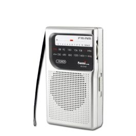 SAMI Radio 2 Bandas Mediana Vertical con Auriculares, Color Plata Precio: 9.5000004. SKU: B13BQPXGHW