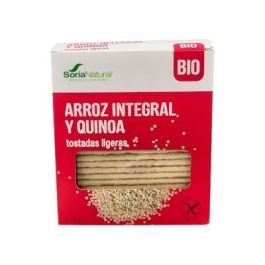 Soria Natural Tostadas de Arroz Integral y Quinoa Bio 85g, Crujientes, sin grasa, sin azúcares y fuente de fibra Precio: 3.4999998. SKU: B1FP4YL9A2
