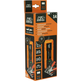 Xl Perform Tools Cargador de Batería para Coche - 12V/20W 1A - Cable de 3m con Pinzas Cocodrilo y Anilla - Ref: AAATI89069