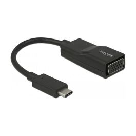 DeLOCK 63923 Adaptador USB-C a VGA, DisplayPort Alt Mode, Resolución 1920x1200 Pixeles, CH7212, Negro Precio: 39.325. SKU: B17PRMC5PP