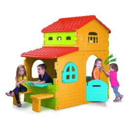 Feber Casa Super Villa 180x110x206 cm con sonidos, pilas LR44 incluidas, para niños de 3 a 10 años