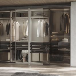 Emuca Kit de 2 bandejas auxiliares, 1 cesto y bastidor regulable Quartz para armarios, guías de cierre suave y extracción total, Módulo 90cm, Acabado Titanio