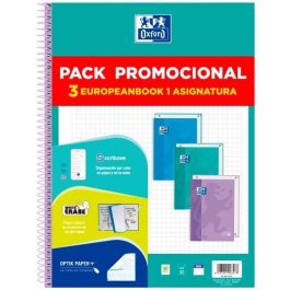 Oxford Cuaderno Europeanbook 1 Touch Write&Erase A4 80 Hojas Tapa Extradura Pack Promocional 3 Unidades Precio: 10.50000006. SKU: B1BG2XKJSE