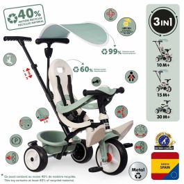 Smoby SMO7600741405 Triciclo para bebés S.Life Balade Smoby SMO7600741405 Triciclo para bebés S.Life Balade