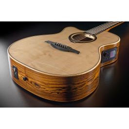 LAG Guitarra Acústica Auditorium Hyvibe H2 30 A/E Cutaway para Zurdos