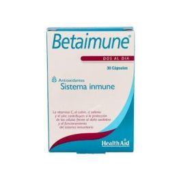 Health Aid Betainmune Antioxidant con Vitamina C, CoQ10 y Resveratrol, Apoyo Inmune y Protección Celular, 30 Cápsulas Precio: 18.5000002. SKU: B1D5Y5TL58