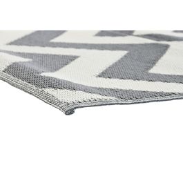 DKD Home Decor Alfombra Gris Claro Gris Oscuro 180 x 1 x 120 cm (4 Unidades)