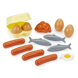 Ecoiffier 2608 Caja de comida con 75 accesorios para juego de rol de comedor, alimentos de juguete surtidos (18 meses+) Ecoiffier 2608 Caja de comida con 75 accesorios para juego de rol de comedor, alimentos de juguete surtidos (18 meses+)