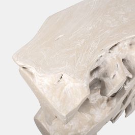 DKD Home Decor Consola Balines Indonesia 1c24 Blanco 150 x 40 x 77 cm