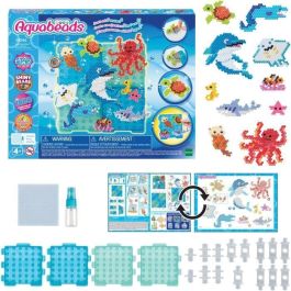Aquabeds mundo marino multicolor.1500 perlas abalorios 31x24x3.5 cm