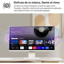 LG 32SR50F-W MyView Smart Monitor 31.5" Full HD IPS webOS23. TV Inteligente Multimedia Blanco, perfecto para Home Office y Streaming.