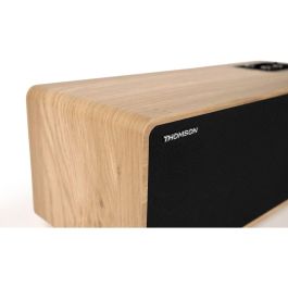 Thomson THO3499550389739 Altavoz Bluetooth – Diseño en Madera y Negro