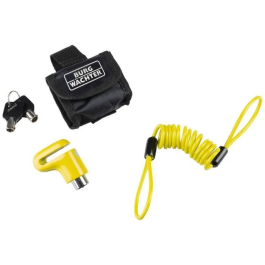 Burg Wachter Candado de Cable para Bicicleta 520 50 Yellow SB - Cable de Acero Enfundado 14 mm, 100 cm