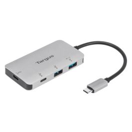 Targus ACH228 Plata, compatible con Thunderbolt 3 host, para Windows, MacOS y Chrome OS, con dimensiones de 85x45x10mm