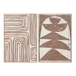 Cuadro Item Home DKD Home Decor Terracota Beige 4.3 x 123 x 83 cm (2 Unidades) Precio: 186.88999945. SKU: B1A6E572LJ