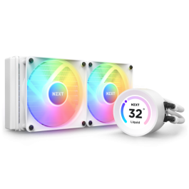 NZXT RL-KR24E-W1 Kraken Elite 240 RGB Sistema de refrigeración líquida todo en uno, 2x12cm, Blanco, Pantalla LCD Precio: 169.78999994. SKU: B12C4QC2HD