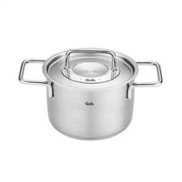Fissler Pure Olla de Acero Inoxidable 24 cm con Tapa de Metal, Apto para Inducción, Gas, Eléctrico y Cerámica - Ref. 08611424000/0 Precio: 109.59000008. SKU: B1CKQYQ5M2