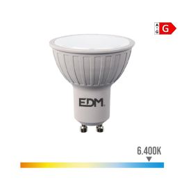 Edm Bombilla dicroica LED regulable GU10 6W 500lm 6400K luz fría 120°
