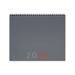 Finocam Planificador Agenda + Notas Mes Vista 250x200 mm Gris 2026 Internacional Sobremesa Espiral Doble Precio: 9.5000004. SKU: B17C59B44K