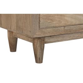 DKD Home Decor Armario Natural Madera Mango y Ratan 40 x 180 x 90 cm Hecho a Mano