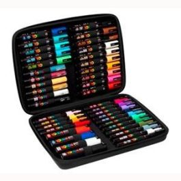 POSCA Maletín Premium Neopreno Marcador Surtido 40P - Tinta pigmentada base al agua, no tóxico, 40 unidades variadas Precio: 111.5899994. SKU: B17SV3AGFL