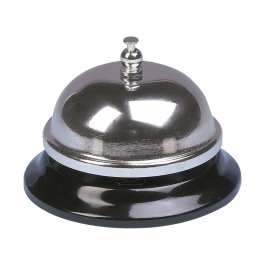 Q-connect Timbre de Recepción Metálico 85x55 mm