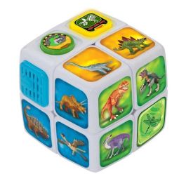 Cubo mágico dinoaventuras. con 3 modos de juego y más de 200 frases. 11,5x11,5x21,6cm