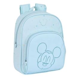 Mochila Escolar Mickey Mouse Clubhouse Baby Azul claro 28 x 34 x 10 cm