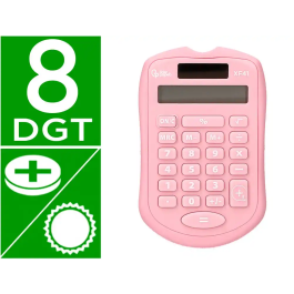 Liderpapel xf41 Calculadora de Bolsillo 8 Dígitos Solar y Pilas Color Rosa Precio: 3.50000002. SKU: B1JC7V7YYW