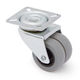 Q&Q Rueda Giratoria Celia Aro Doble Goma Ø50mm Plástico, Capacidad Carga 60kg, Ideal para Muebles Precio: 5.68999959. SKU: B15RRRJWAH