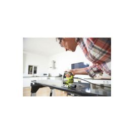 Ryobi Sierra de calar 600W compacta en estuche con 5 cuchillas, 85mm madera, LED, cambio hoja sin herramienta, péndulo 4 posiciones