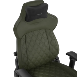 Corsair Silla Gaming TC500 LUXE Asiento Acolchado Verde CF-9010068-WW 120kg 180cm Respaldo Ajustable 160 Grados Marco Acero