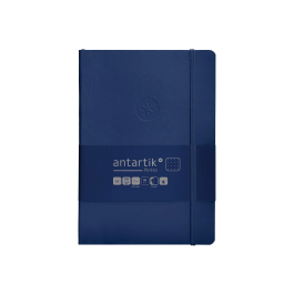 Antartik Cuaderno Tapa Blanda A5 Hojas Puntos Azul Marino 80 Hojas 80gr FSC