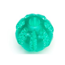 Gloria Pelota Dental TPR 6 cm para Perros, Juguete Resistente con Hendiduras para Limpieza Dental y Entretenimiento
