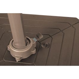 Sombrilla Home ESPRIT Gris oscuro Marrón claro 290 x 350 x 280 cm