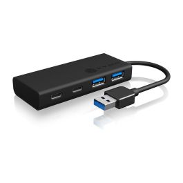 Icy Box USB 3.2 Gen 1 (3.1 Gen 1) Type-A 5000 Mbit/S Black
