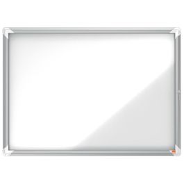 Tablón de Anuncios Nobo Blanco Aluminio Cristal 69,2 x 97,2 x 4,5 cm