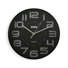 Reloj de Pared Versa Negro Polipropileno 3,7 x 30 x 30 cm Precio: 12.50000059. SKU: B1HQZCKZZW