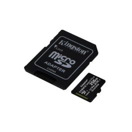 Kingston Technology Canvas Select Plus Tarjeta microSDXC 256GB A1 C10 UHS-I U3 100MB/s V30 para Android con Adaptador SD