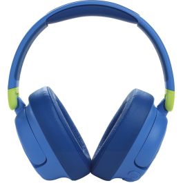 JBL JR460 NC Auriculares Over-Ear Inalámbricos con Cancelación de Ruido para Niños, Bluetooth 5.0, Azul