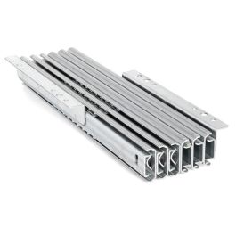 HERRAJES ALK Guía Mesa Consola Extensible E6 H36 300-1416Mm Unidireccional 300mm a 1340mm, 6 Elementos de Hierro Zincado