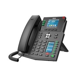 Fanvil X4U V2 Teléfono IP VoIP PoE 12 Líneas LCD 7.11 cm Negro