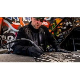 Dremel Max 9903DM Fresa de Carburo de Tungsteno para Grabar Punta Cónica Ø3,2 mm Larga Duración