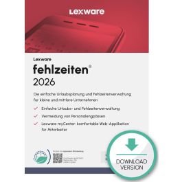 Lexware Fehlzeiten 2026 - 1 Device, 1 Year - ESD-DownloadESD Software Licencia Digital Precio: 237.50000032. SKU: B1FVA9BH4Q