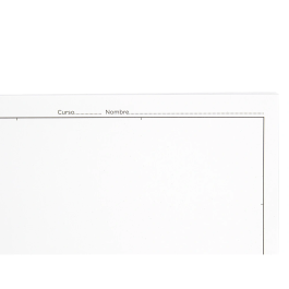 Liderpapel Bloc Dibujo Artístico Folio 230x325mm 180 gr/m2 20 Hojas con Recuadro Perforado