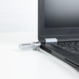 TOOQ CABLE DE SEGURIDAD T-LOCK CON COMBINACION PARA PORTATILES - BLOQUEO DE 4 DIGITOS - ACERO 4.5MM - LONGITUD 1.50M